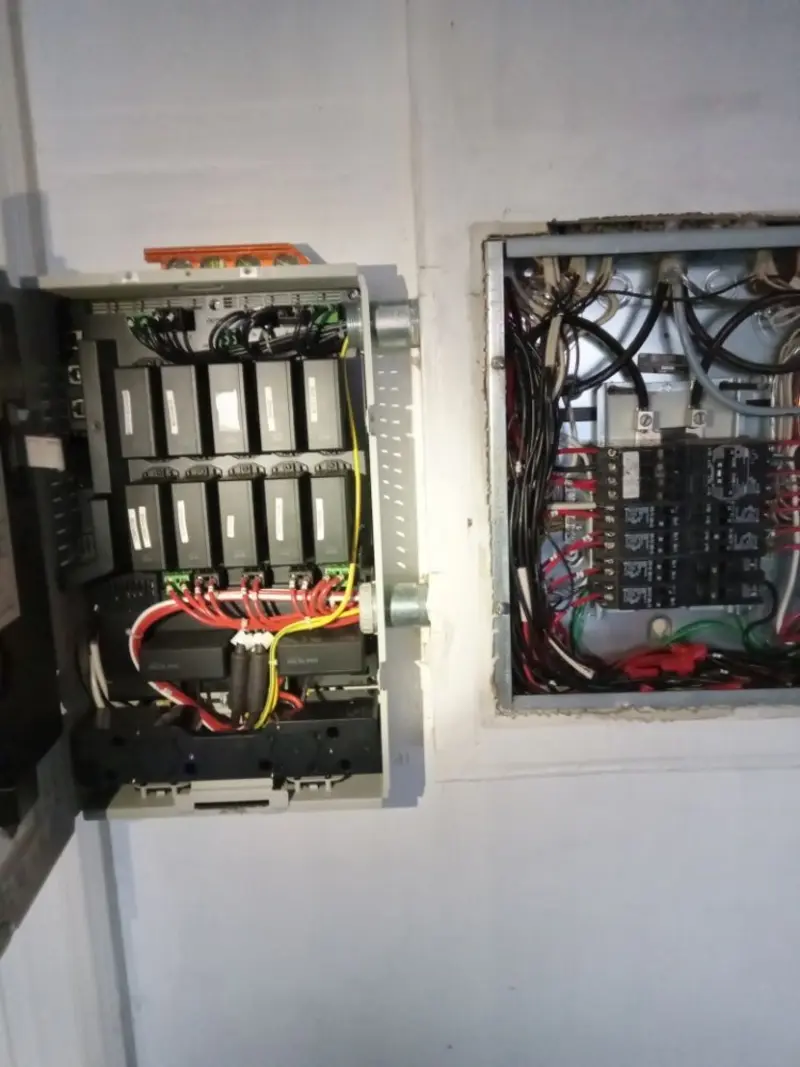 Electrical panel upgrade completed for Security Camera Wiring in Cutler Bay